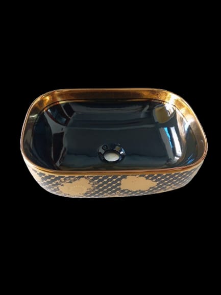 Black Gold Plated Sanitaryware